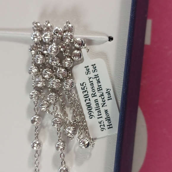 Sterling silver rosary - Picture 3 of 5